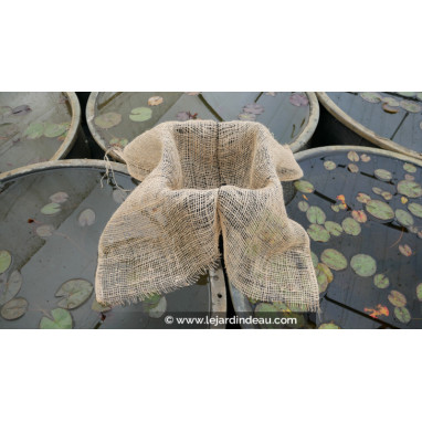 Tontine naturelle en toile de jute