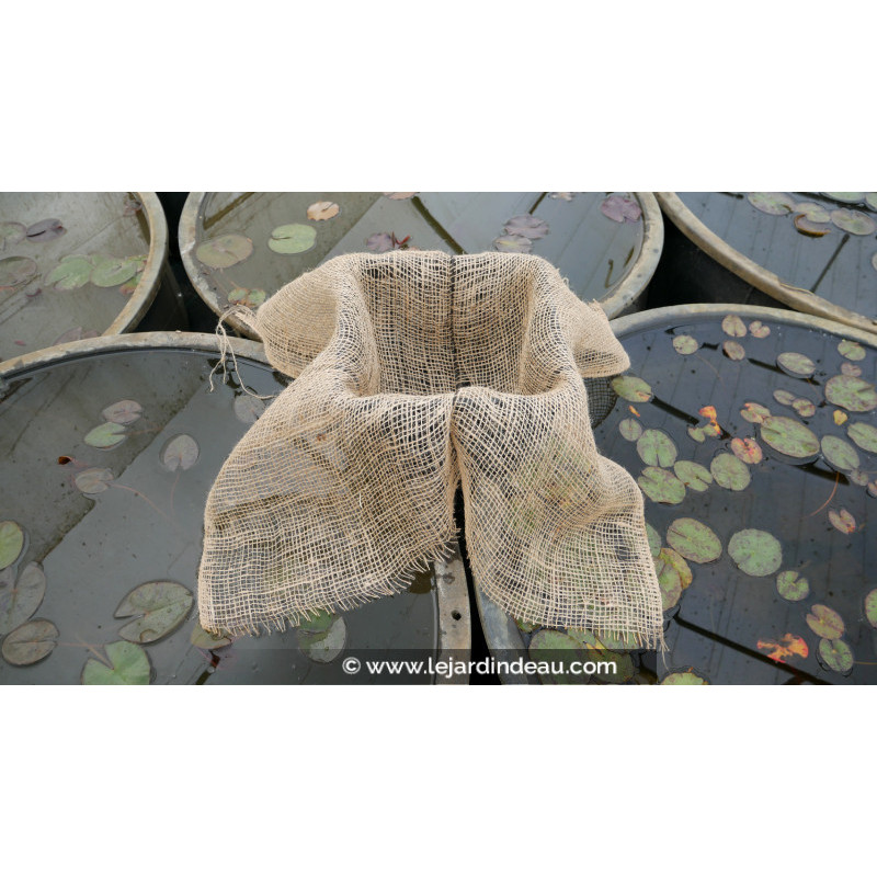 Tontine naturelle en toile de jute