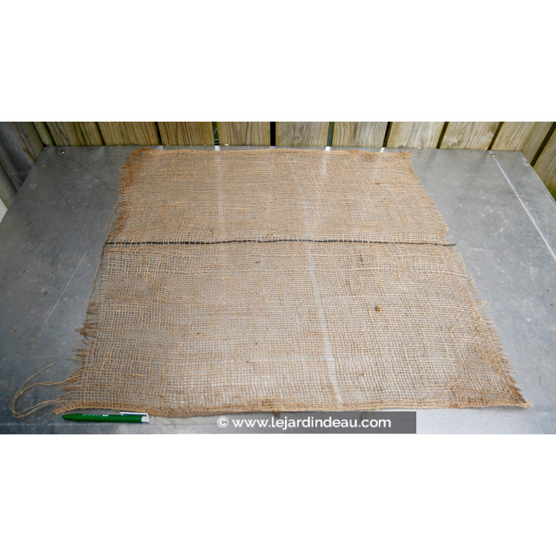 Tontine naturelle en toile de jute