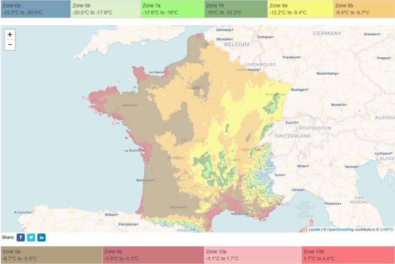 Zones de rusticit&eacute; : quelle plante choisir en fonction de mon climat ?